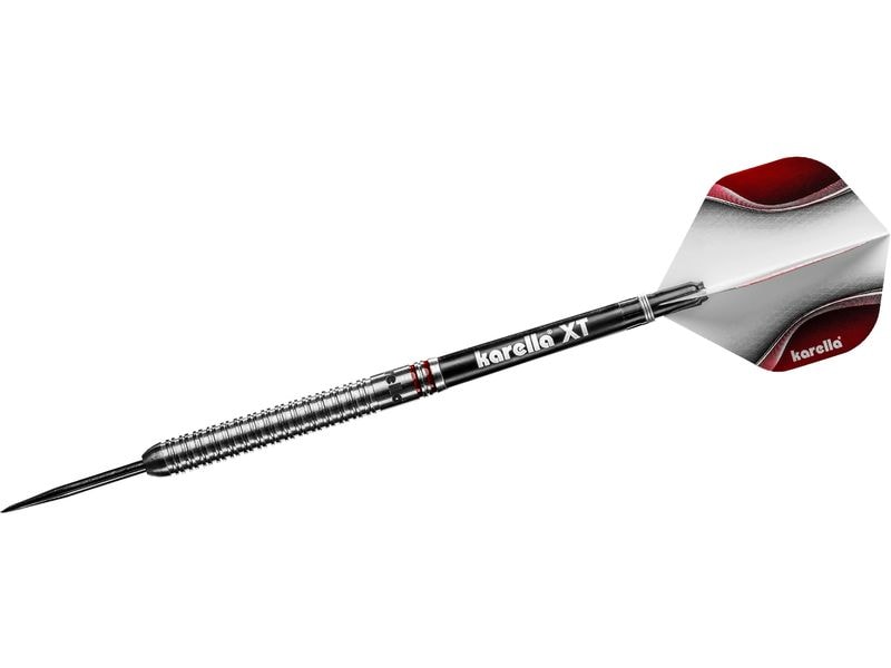 Karella Dartpfeile Steeldart Shotgun 22g, 3 Stück – Silber 80% Tungsten Dartpfeile