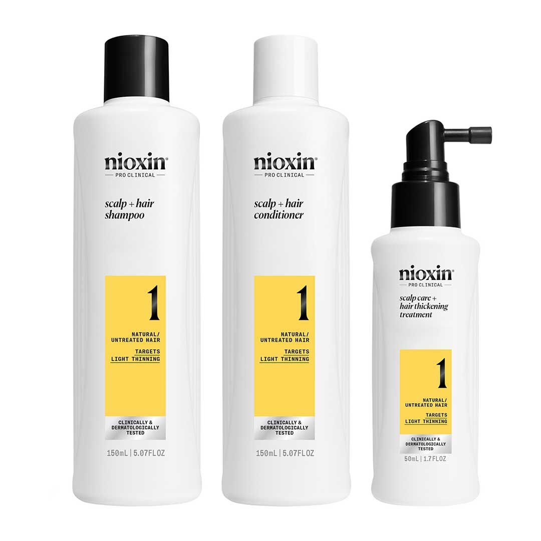 Nioxin Sistema 1 Kit Tratamento Cabelo Natural - 1un