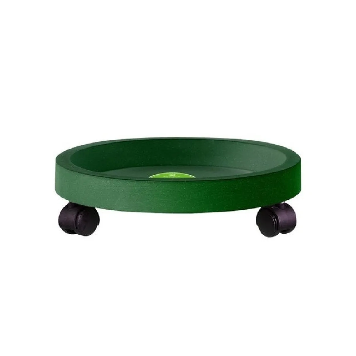 Wewoo Plateau roues support en plastique vert