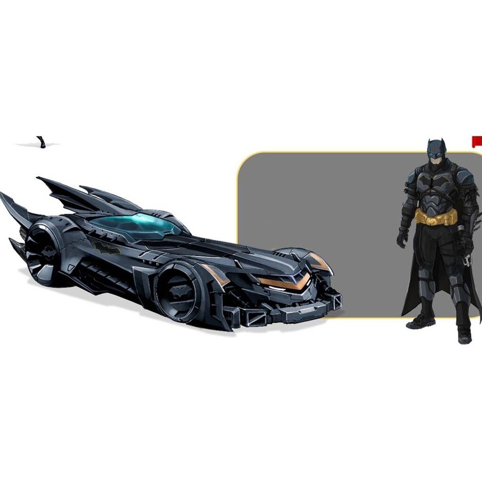 Batman - Batmobil med 30 cm Figur