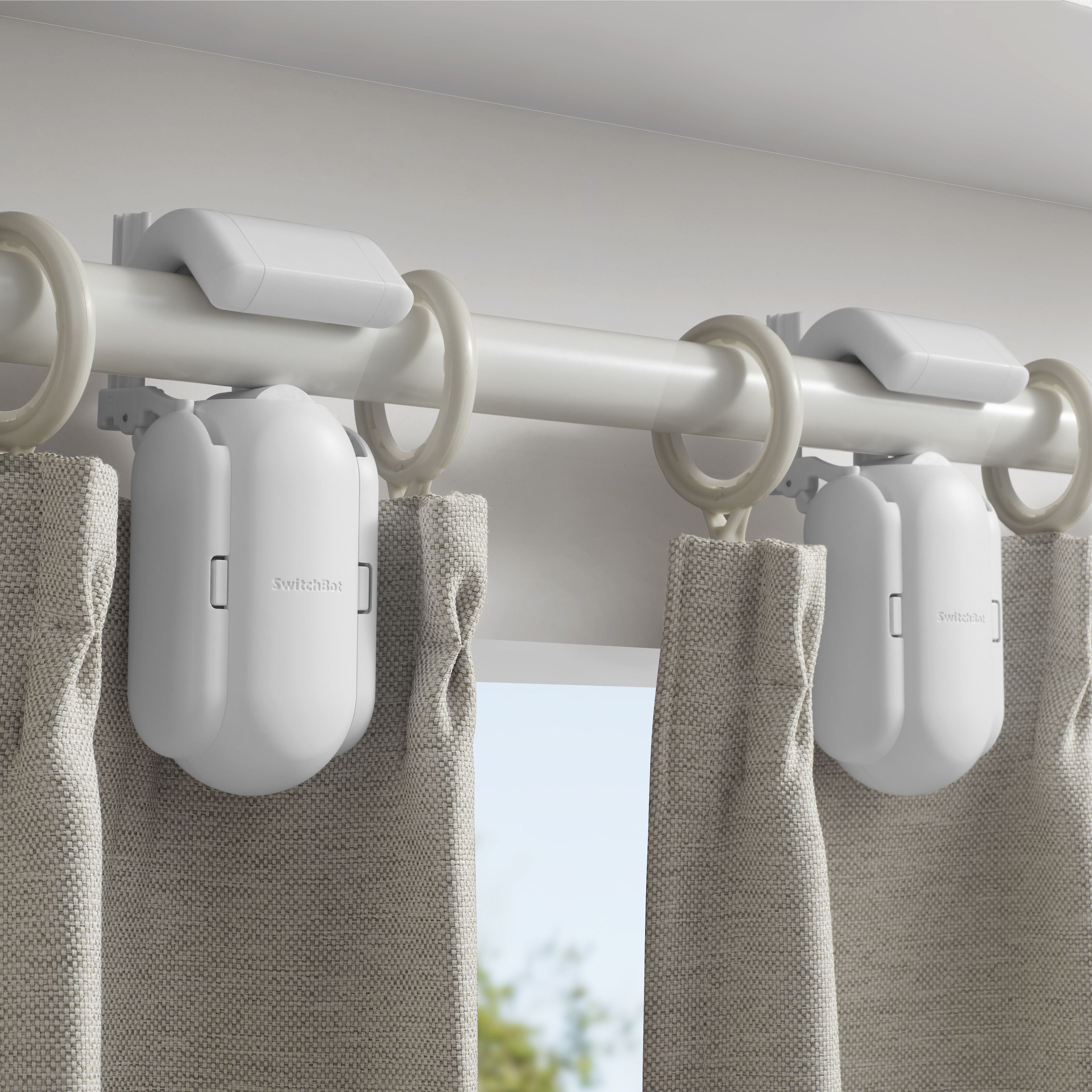 SwitchBot Curtain Gardinkontroll for gardinstang Hvit