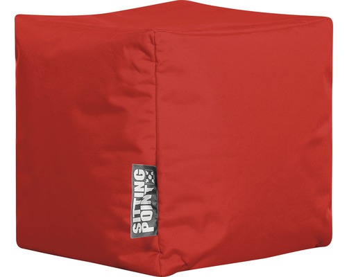 Kruk Zitpunt Kubus Scuba ca. 60 liter rood 40x40x40 cm