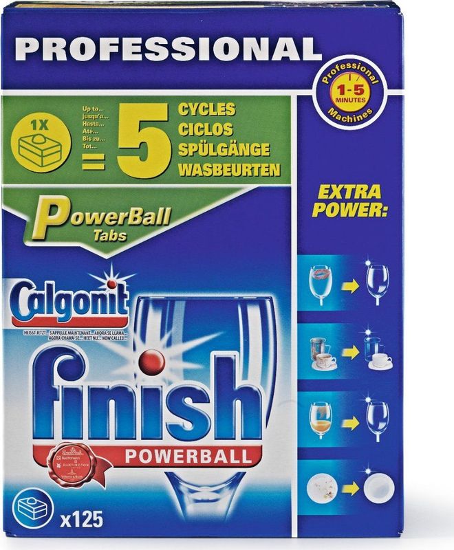 Finish Professional Powerball Tab 125 tabs