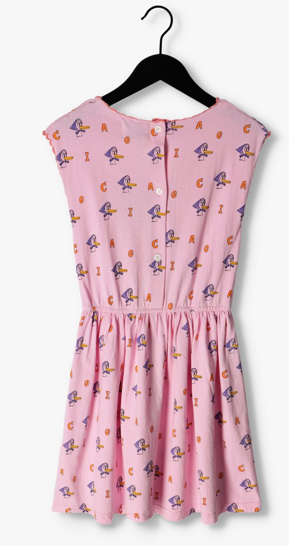 WANDER & WONDER roze wander & wonder mini jurk franca dress