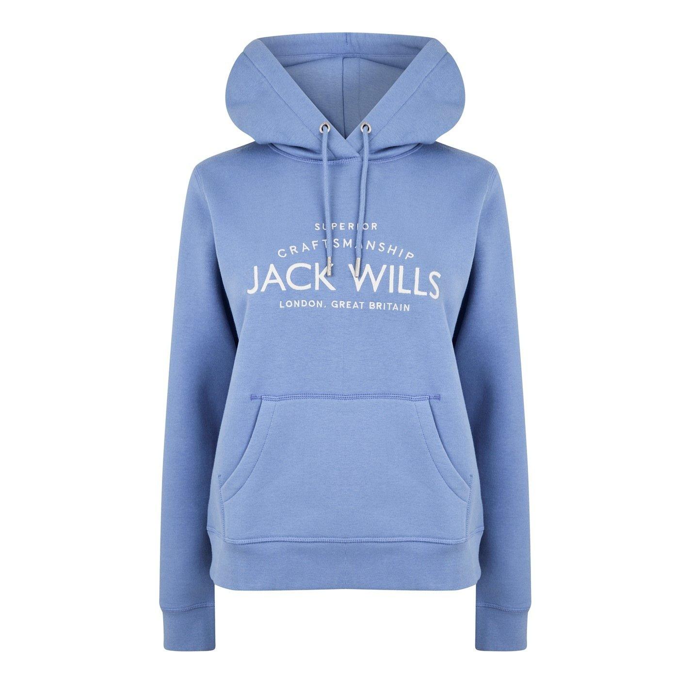 Jack Wills JW Hunston Graphic Logo Hoodie