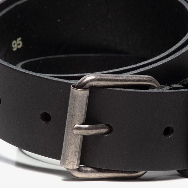 Leren heren riem zwart