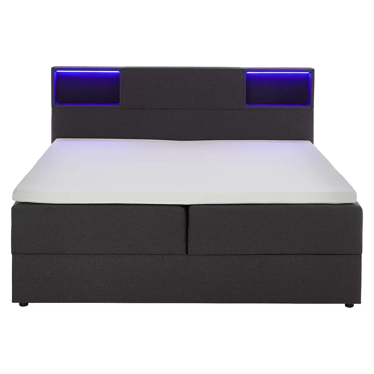 Boxspringbett Caja 180x200 Anthrazit