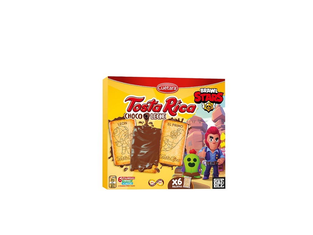 BOLACHA TOSTA RICA CUETERA CHOCOLATE 210G