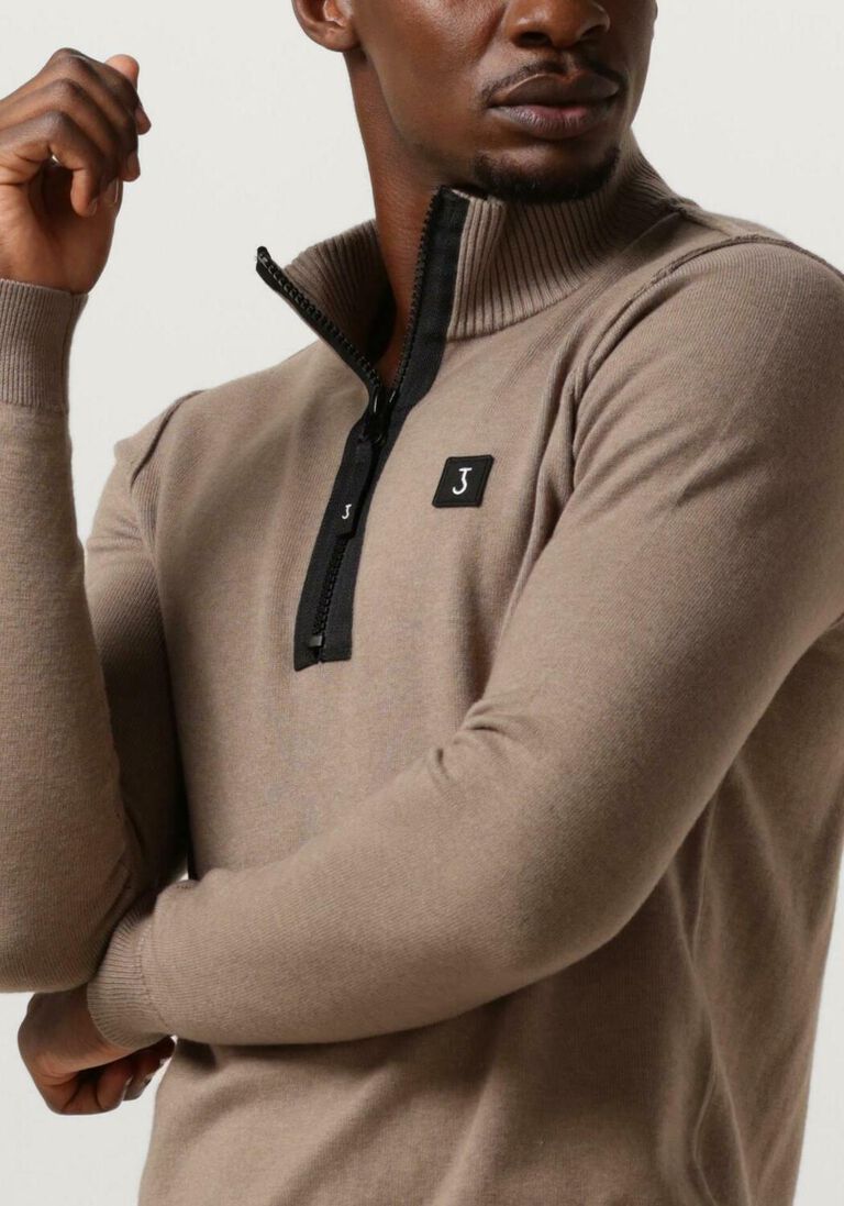 BUTCHER OF BLUE beige butcher of blue trui clifden halfzip
