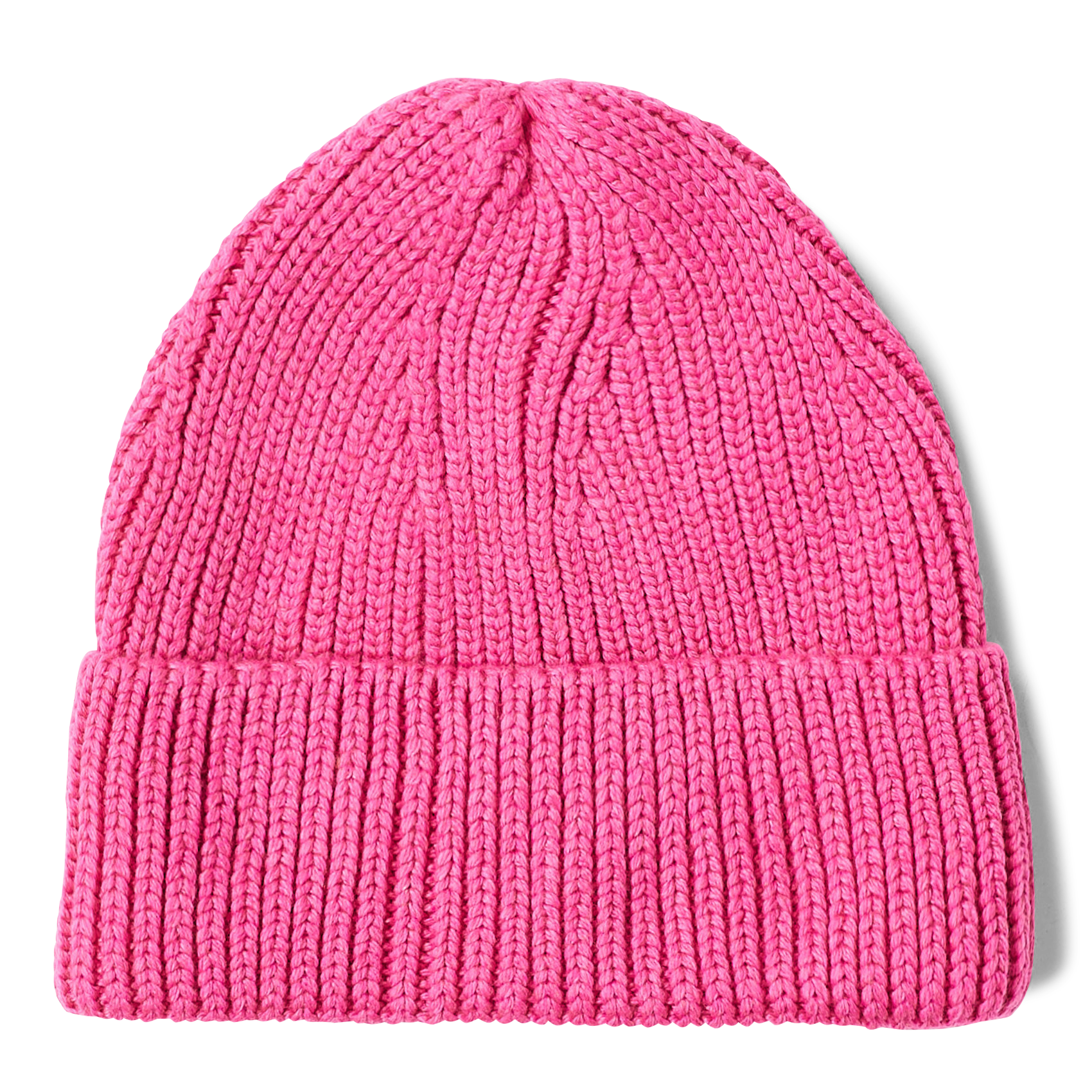 Bonnet à revers en maille | Violet