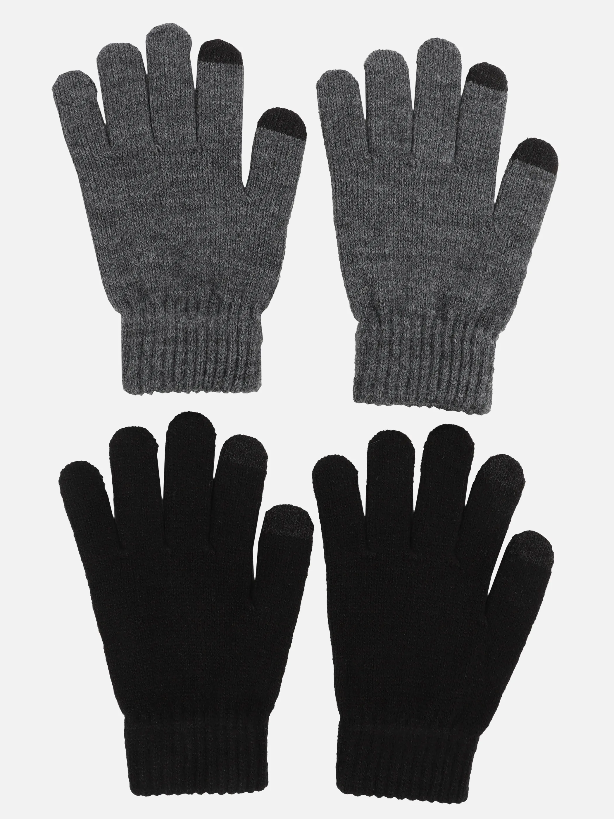 Damen Strickhandschuhe im 2er Pck