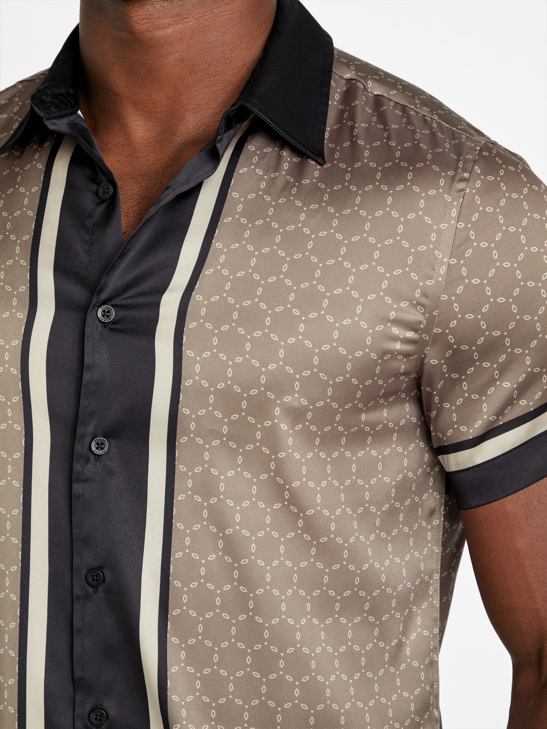 Camisa Eco Geo Border Charm