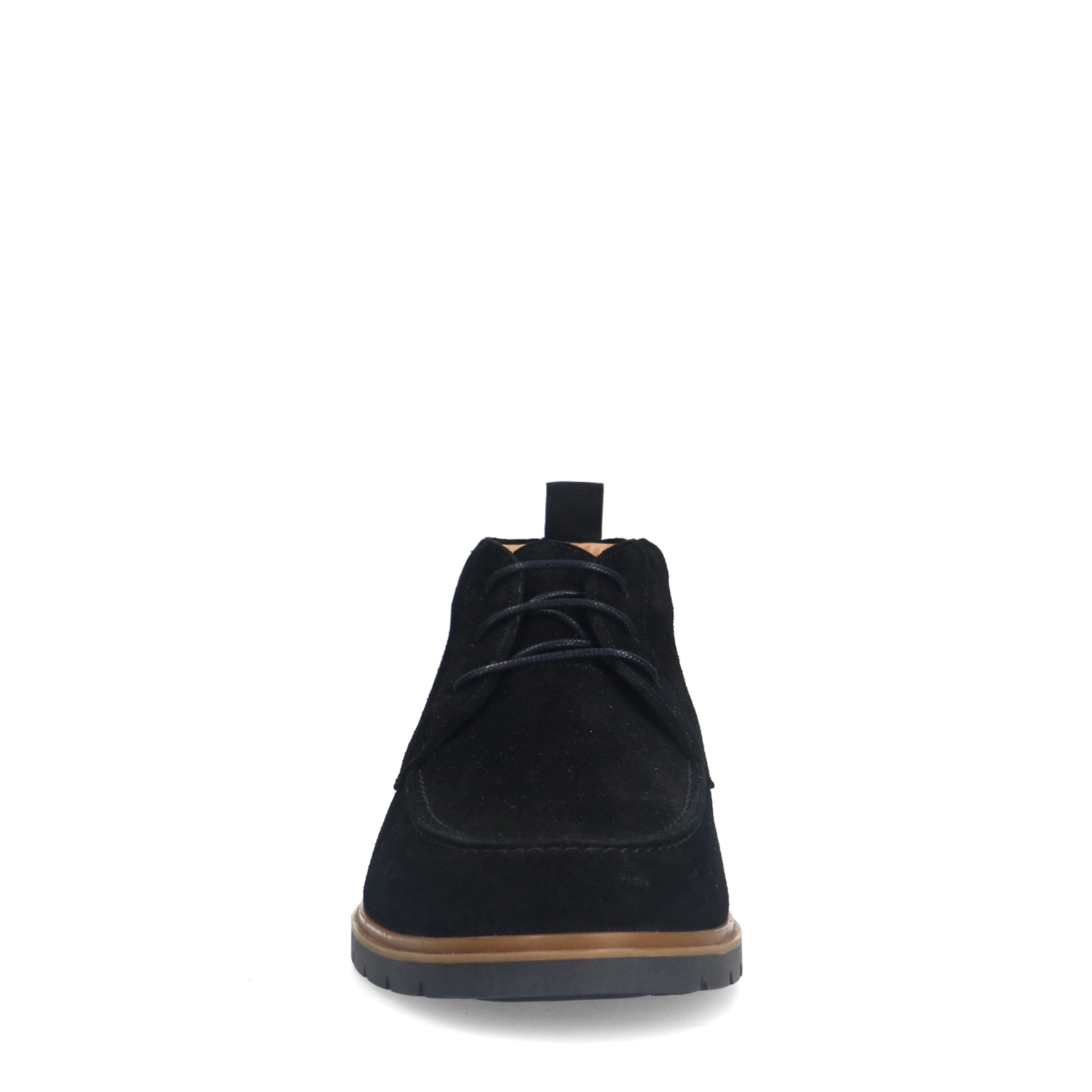 Zwarte suède veterboots