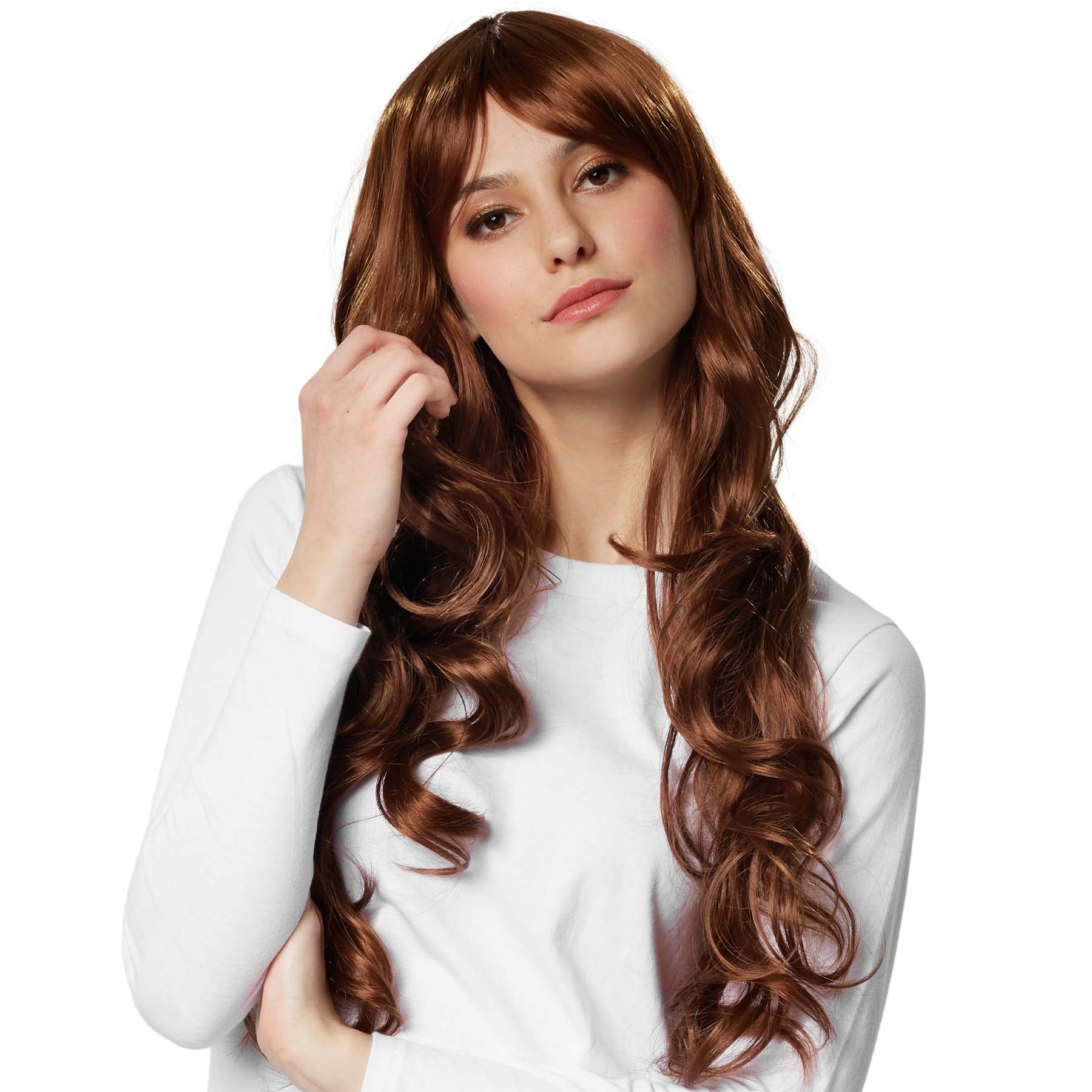 tectake® Perücke Lange Haare Locken