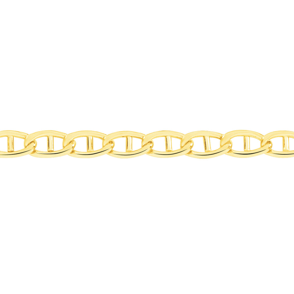 Collier Giusyae Maille Marine Plate Or Jaune