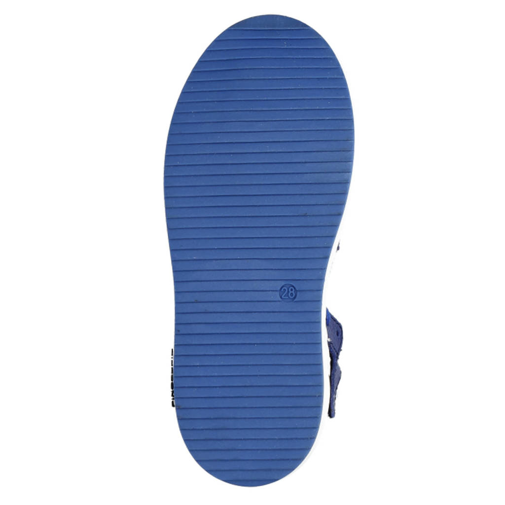 Pinocchio leren sneakers blauw/zwart