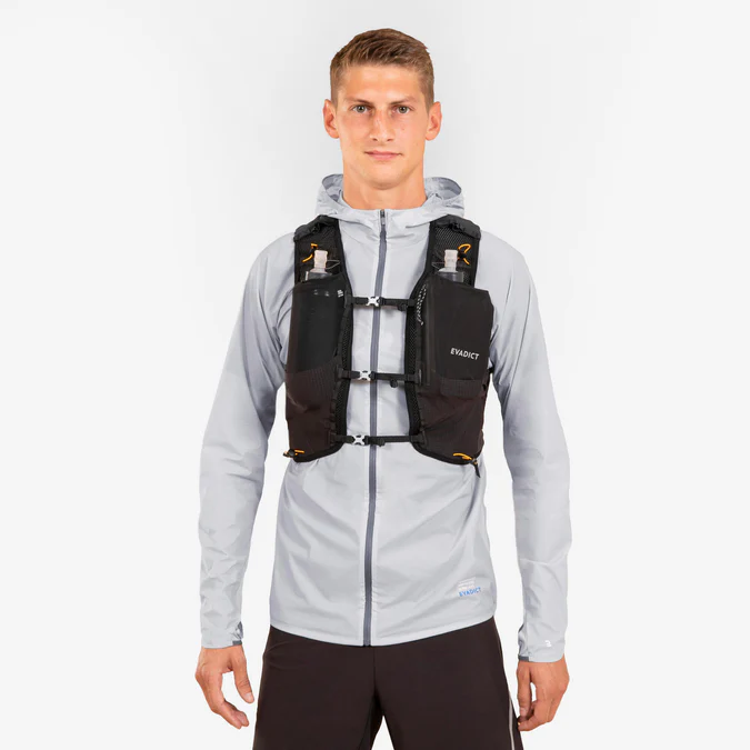 Colete de Hidratação para Corrida Decathlon Kiprun Evadict 10L - Inclui Bolsa de Água de 1L