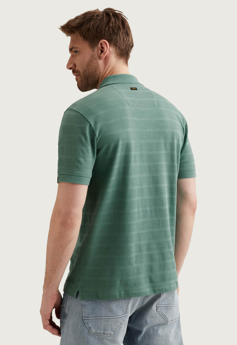 PME Legend Jaqcuard Stripe Polo