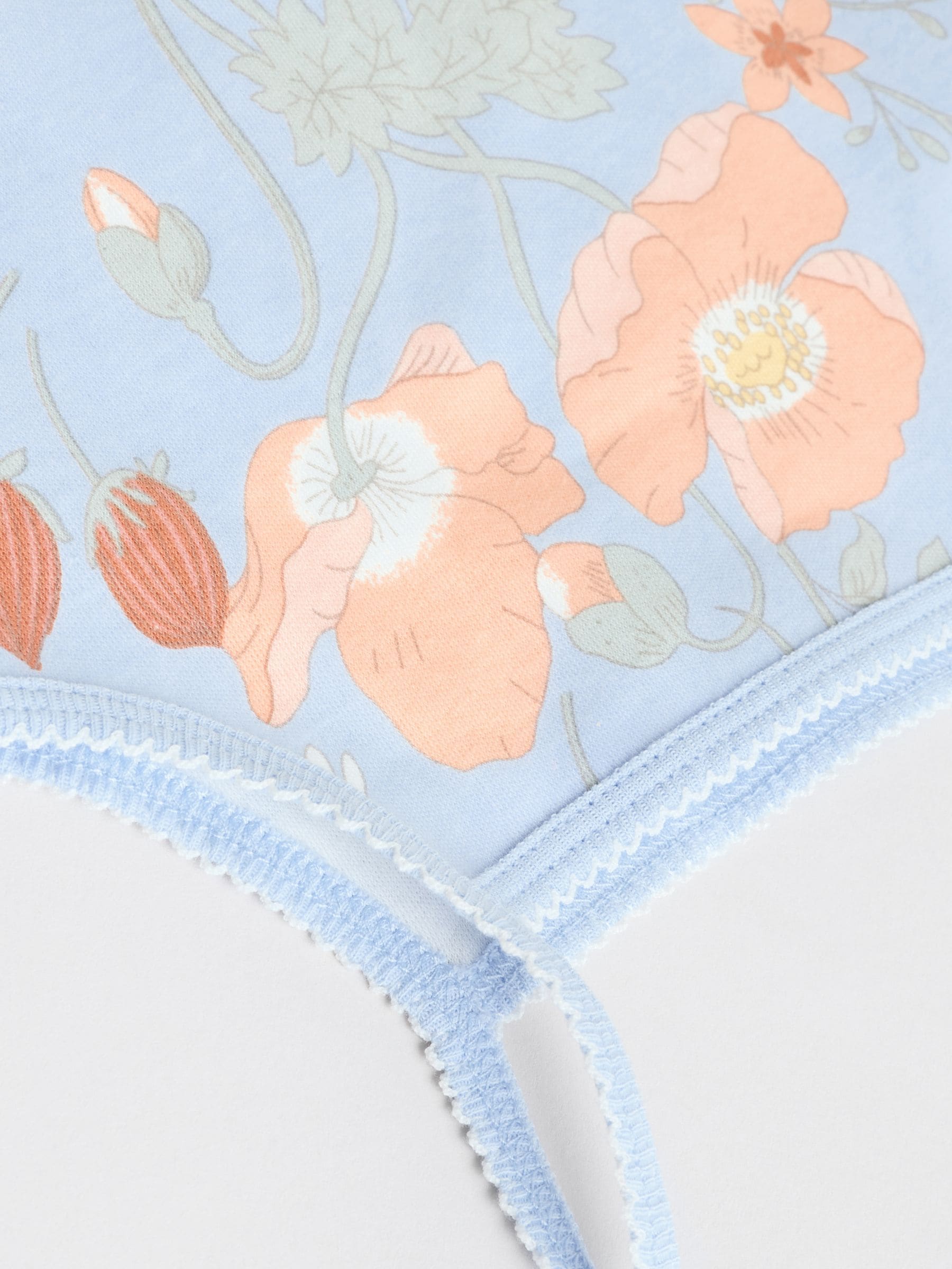 Zwart bloemenprint - Set van 5 katoenen hemdrompertjes voor baby's