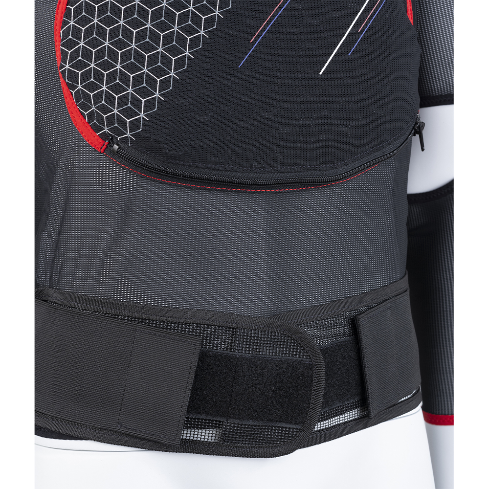 Kenny - Gilet de protection Hexa Noir / Rouge