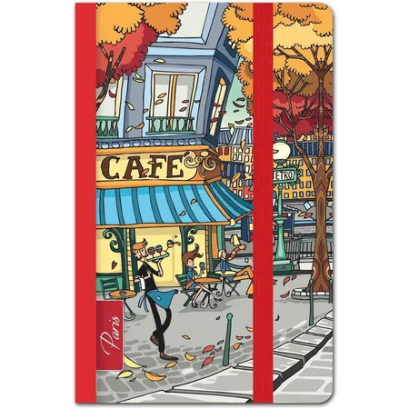 RNK Verlag Notizbuch City Collection - Paris Café, liniert