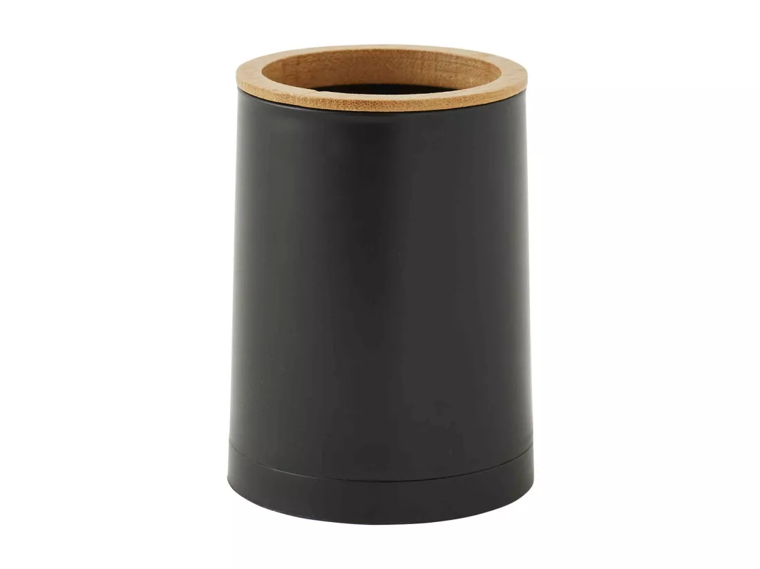 Set de salle de bain 3 pièces 3 pièces en bambou noir