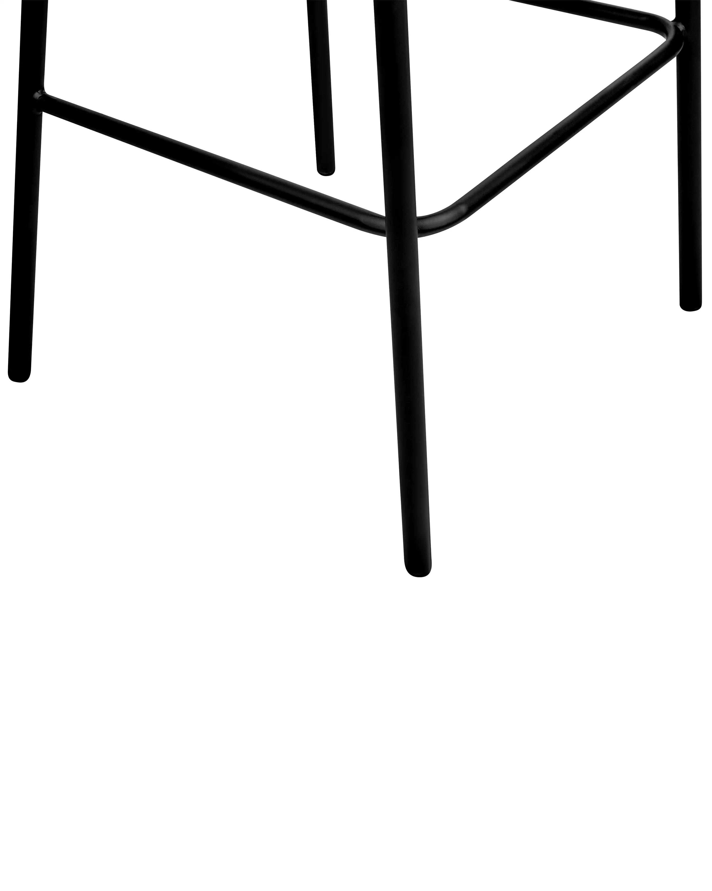 Set van 2 barstoelen MINA Bouclé Wit