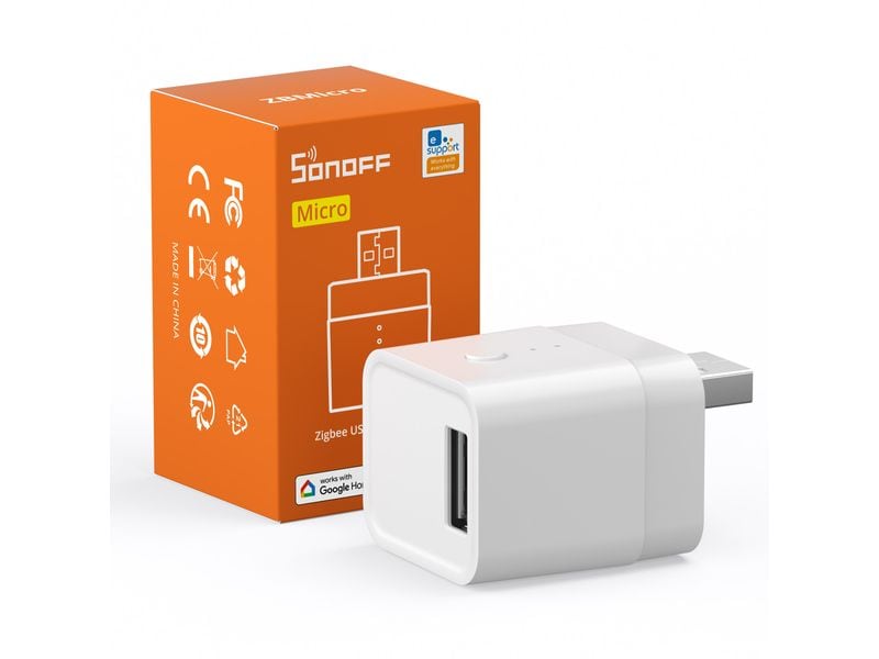 SONOFF ZigBee-Schaltaktor ZB Micro 5-22 V DC 4.6 A 36 W Intelligenter USB-Schaltaktor