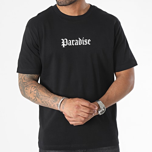 Tee Shirt Oversize Large Paradise III Noir