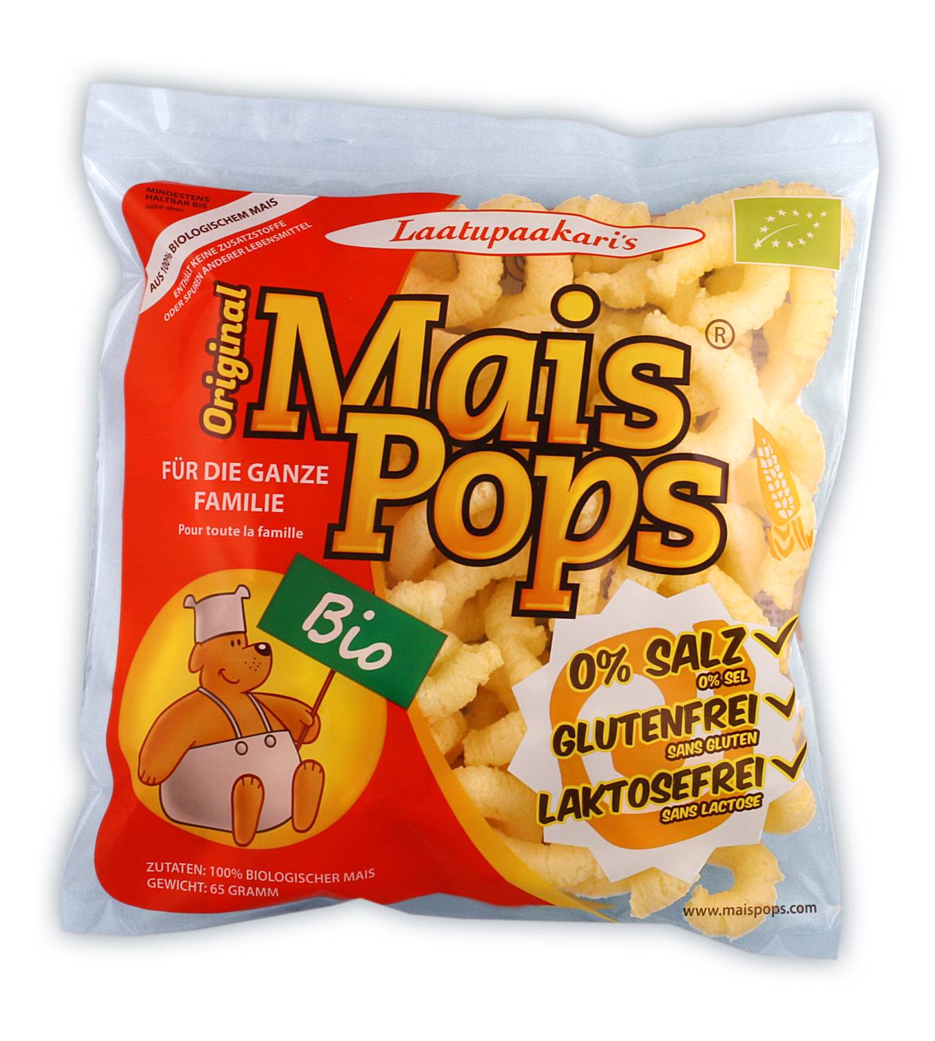 MAISPOPS der gesunde Kinder-Snack Bio 65 g