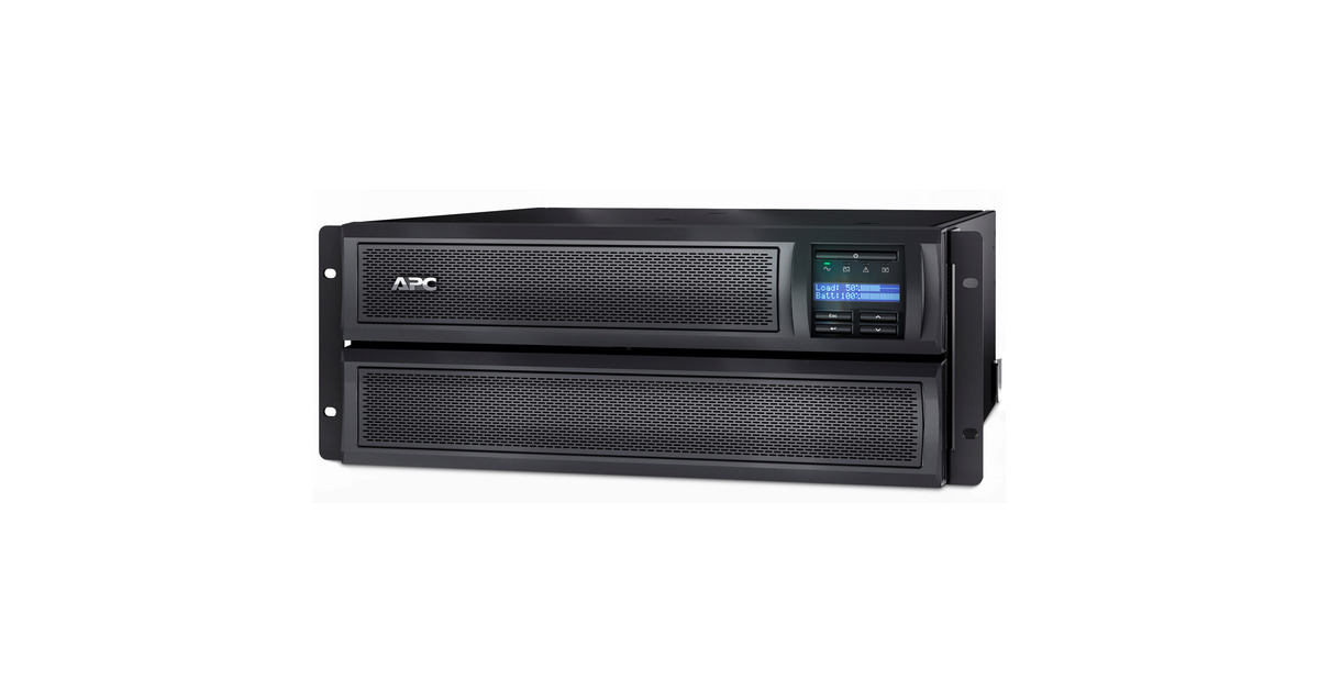 APCSmart-UPS X SMX2200HV - 2200VA ups  (Zwart, 8x C13, 2x C19 uitgang, USB, uitbreidbare runtime, short depth)