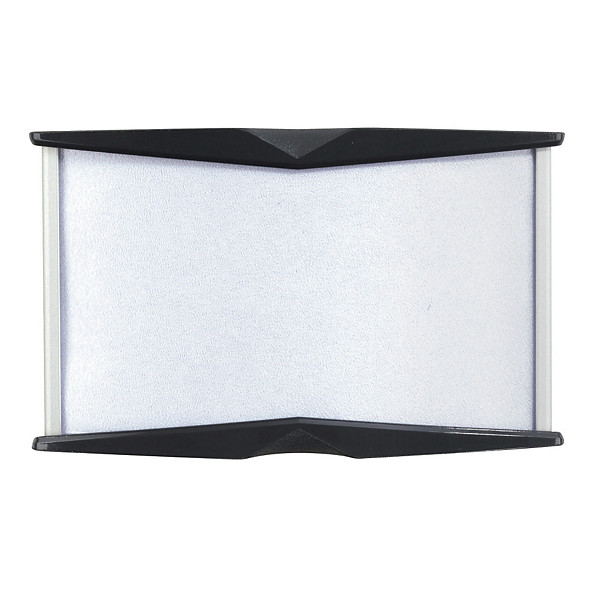Plaque professionnelle personnalisée Pyxis 5,5 x 9 cm grise