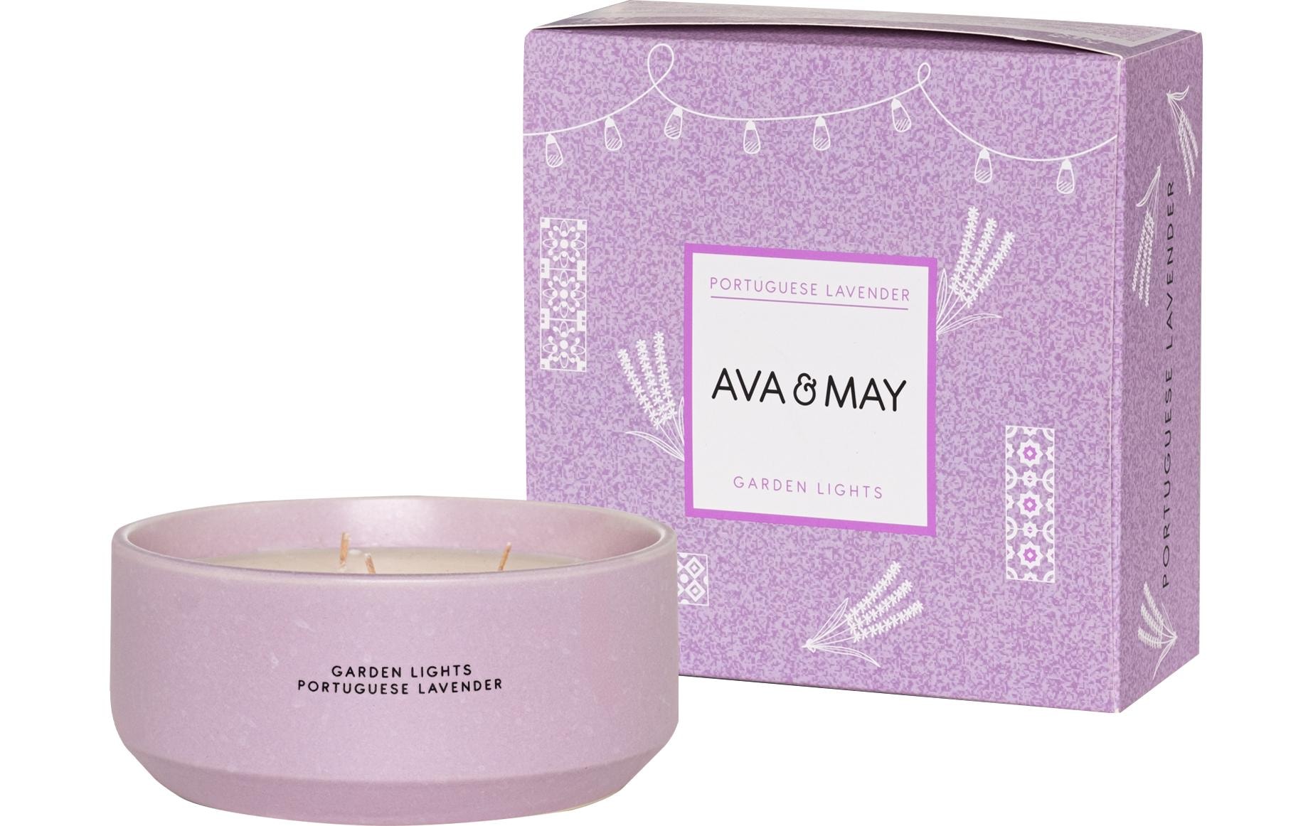 AVA & MAY Duftkerze »Portuguese Lavander 450 g«