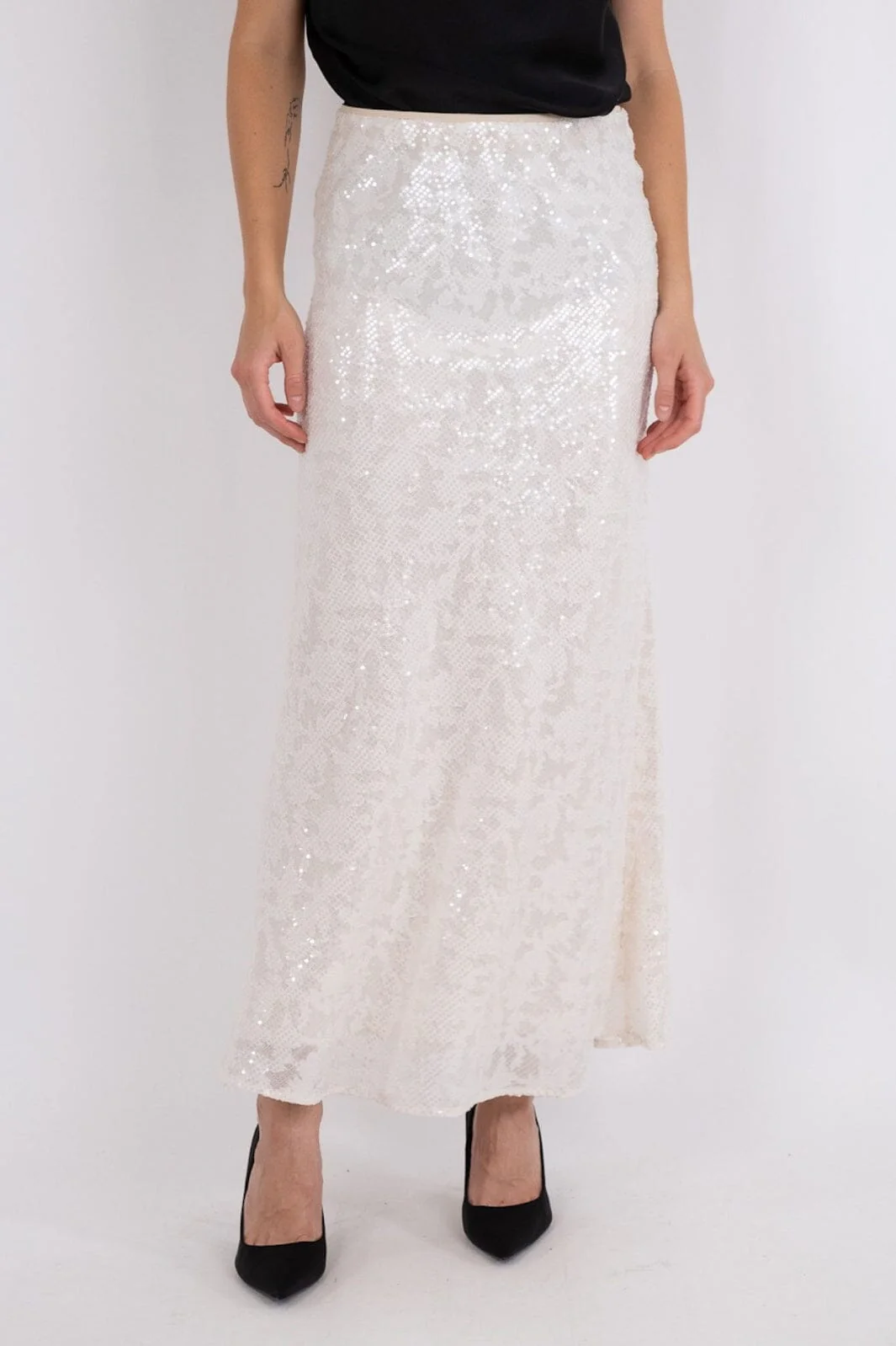Neo Noir Vicky Sequins Skirt