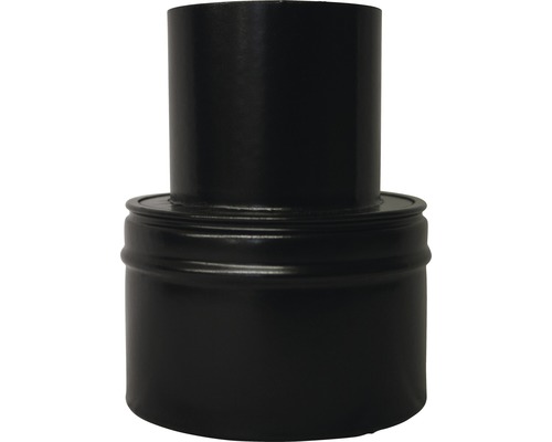 Pelletverlengstuk Ø80 tot 150mm, matzwart