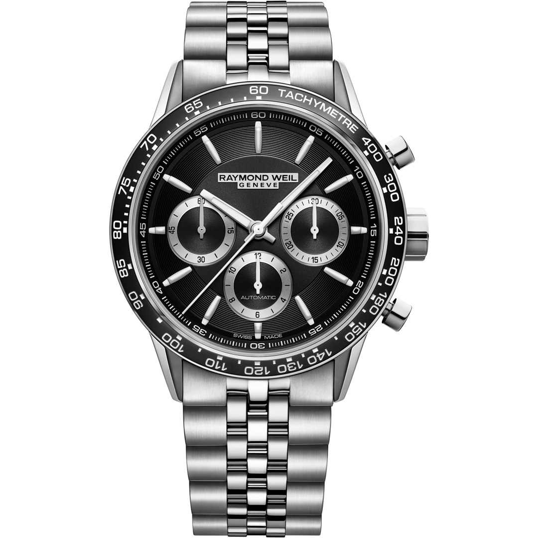Raymond Weil Freelancer Automatik Chronograph Schwarz Ø 43mm