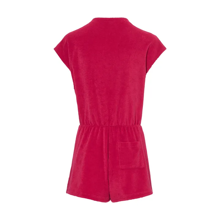 Alma Deia Combi-Short Eponge Coton Bio | Rose fuschia