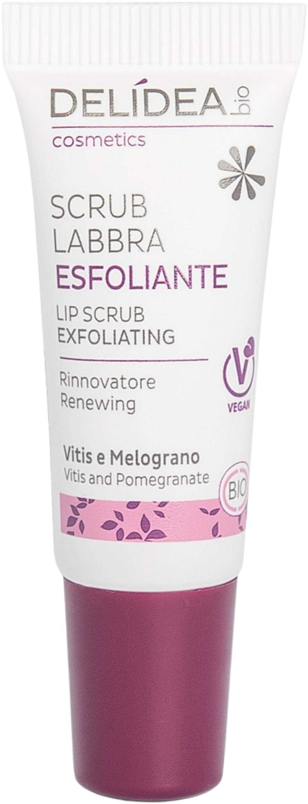 DELIDEA   Exfoliating Lip scrub, 10 ml