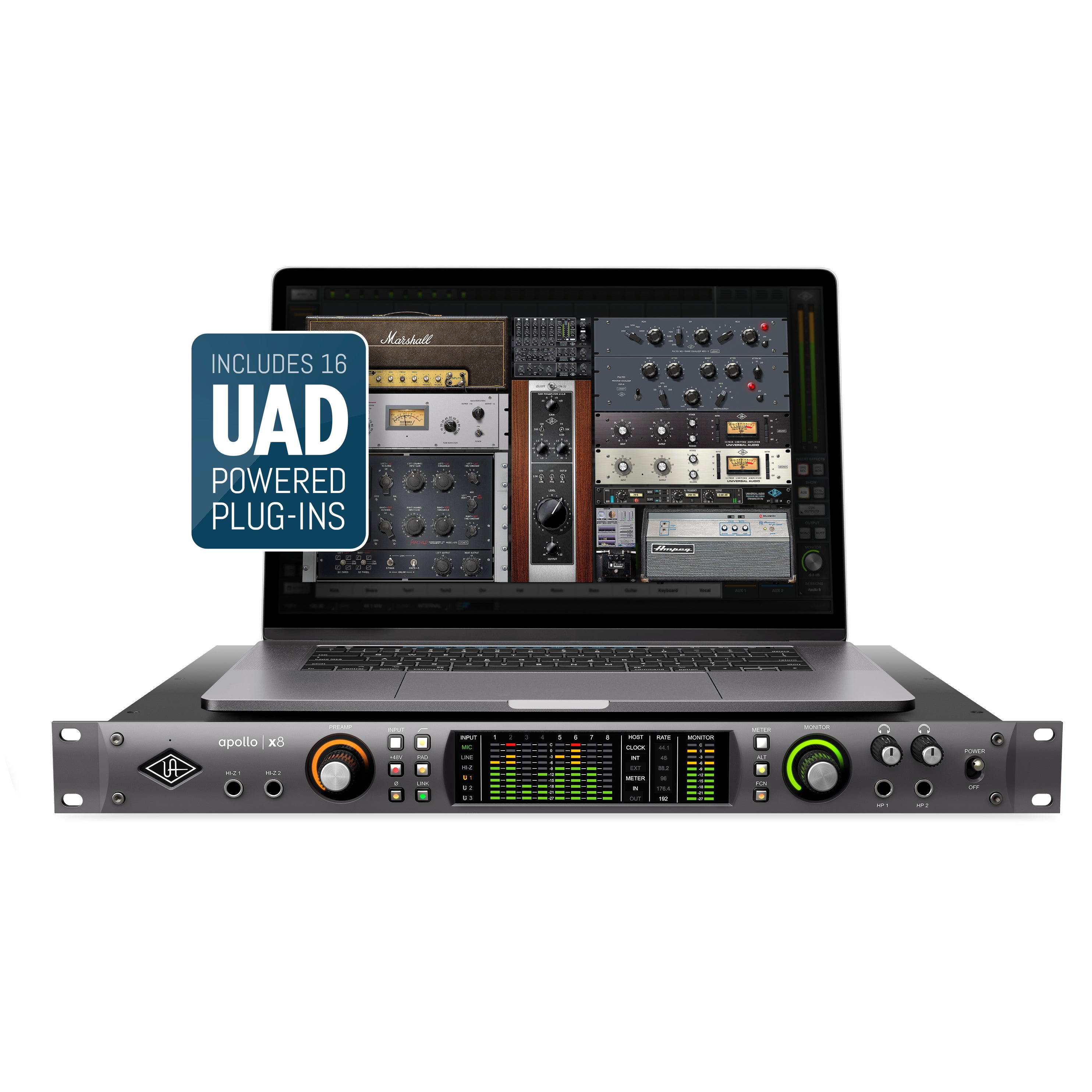 Universal Audio Apollo x8 Heritage Edition Thunderbolt 3 audio interface