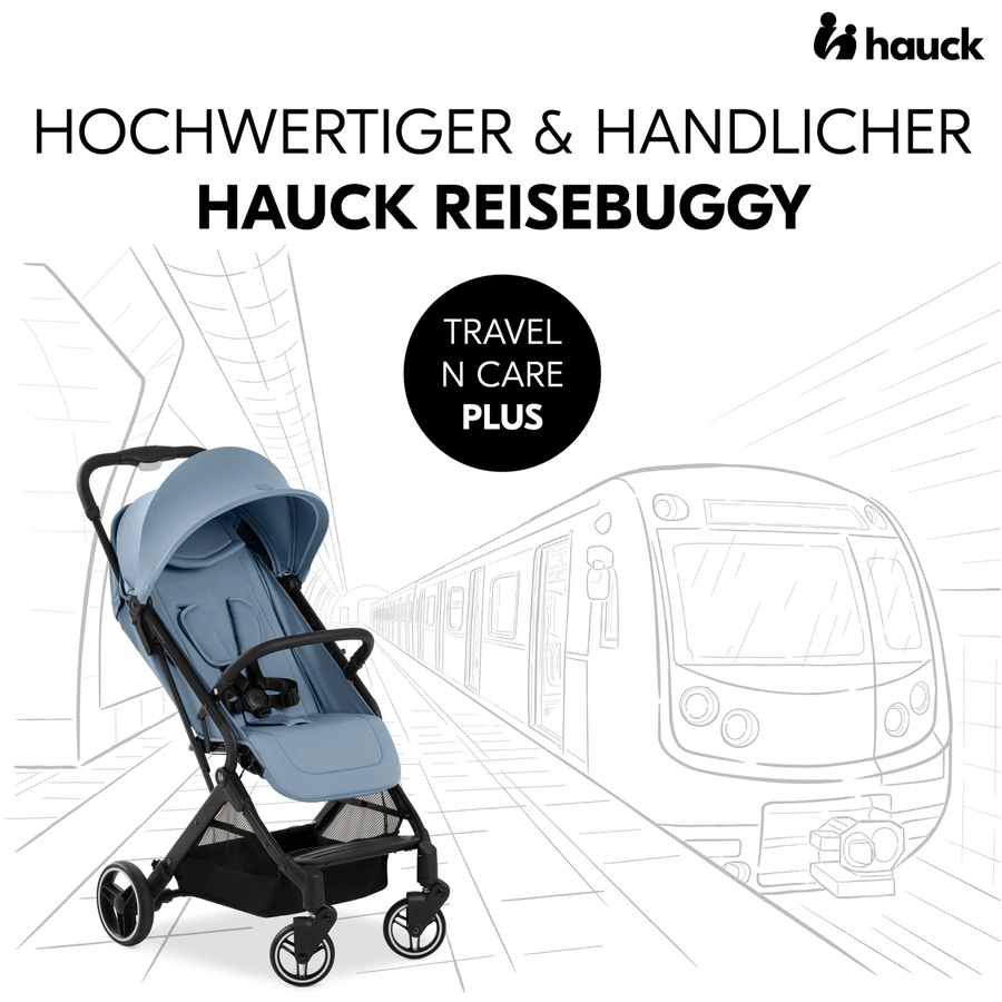 hauck Buggy Travel N Care Plus Dusty Blue