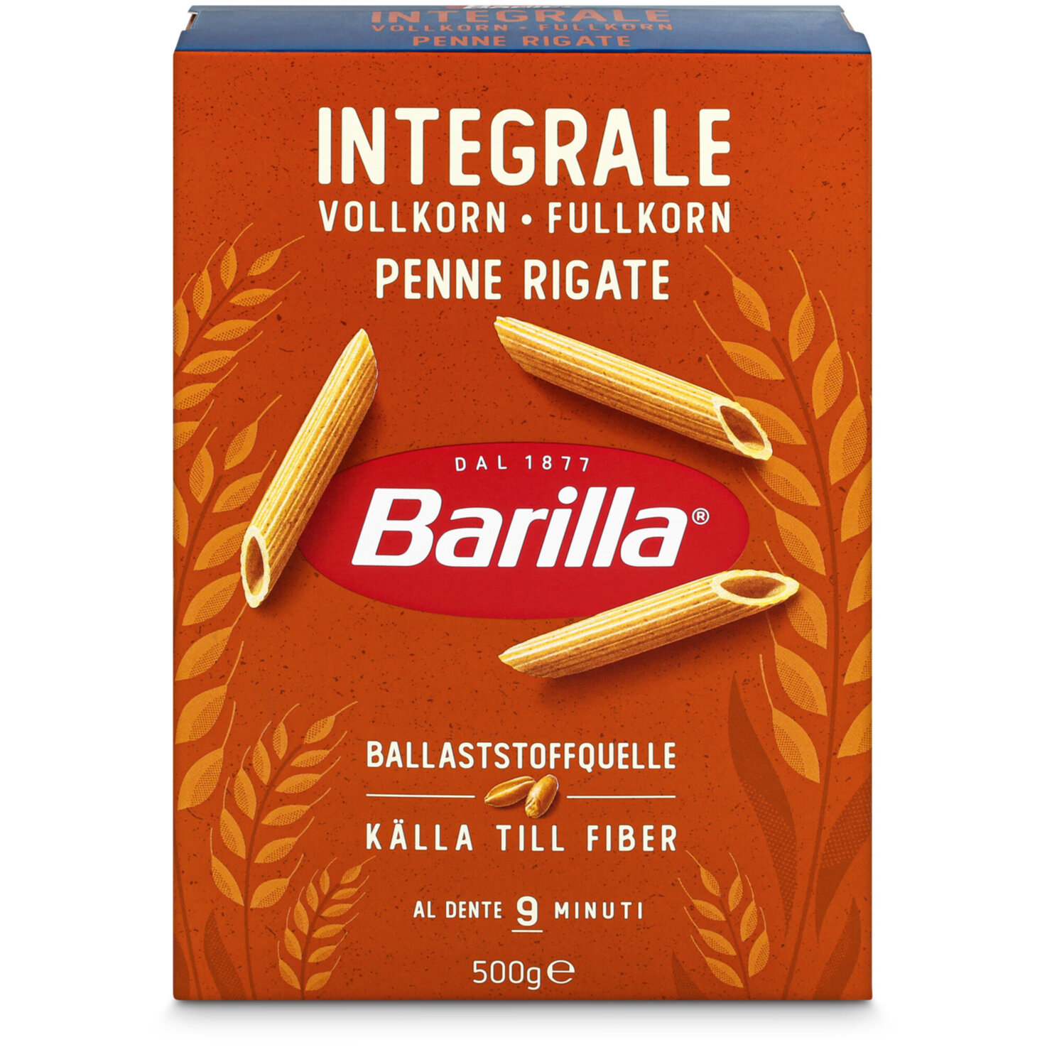 Barilla Integrale Penne Rigate Vollkorn