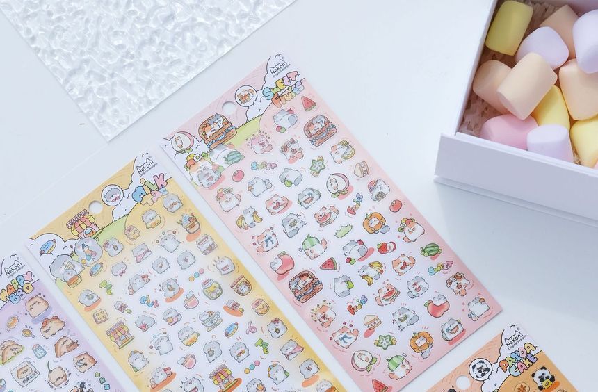 Klas 302 - Cartoon dierenstickers