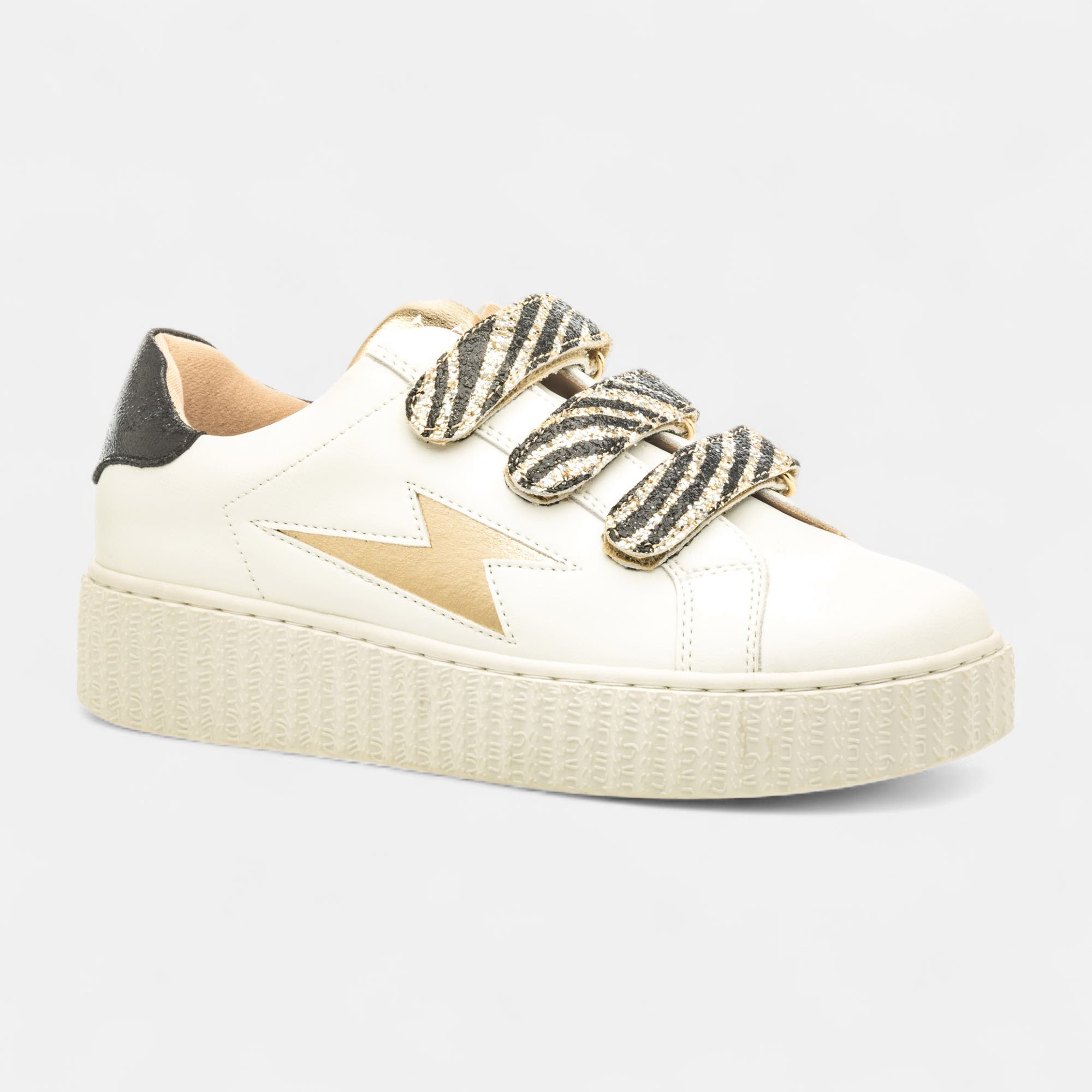 Baskets basses Femme or