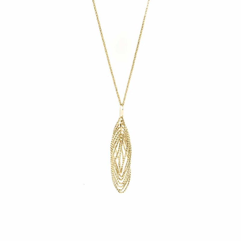Collier Argent Doré Diamanté Allégro