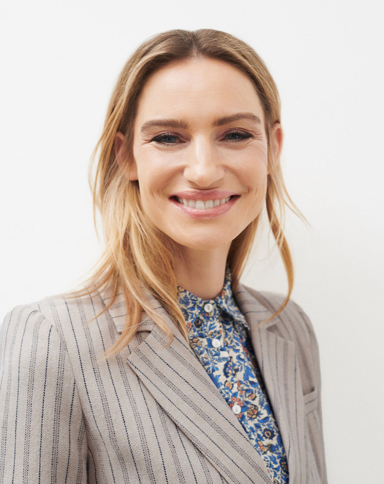 Caroll Blazer en Laine mélangée Juno beige