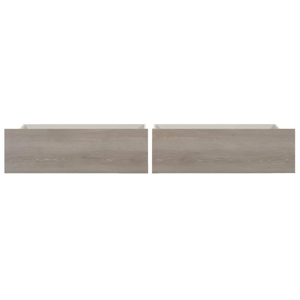Opberglades Tempo - grijs eikenkleur (2 stuks)