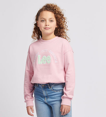 Lee Sweatshirt - Kansas-Grafik - Pink Nectar