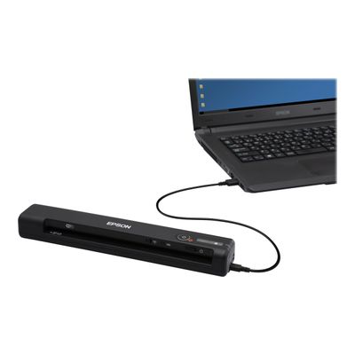 Epson WorkForce ES-60W (B11B253401) - scanner à feuilles A4 - portable - 600 dpi x 600 dpi - USB 2.0, Wi-Fi(n)