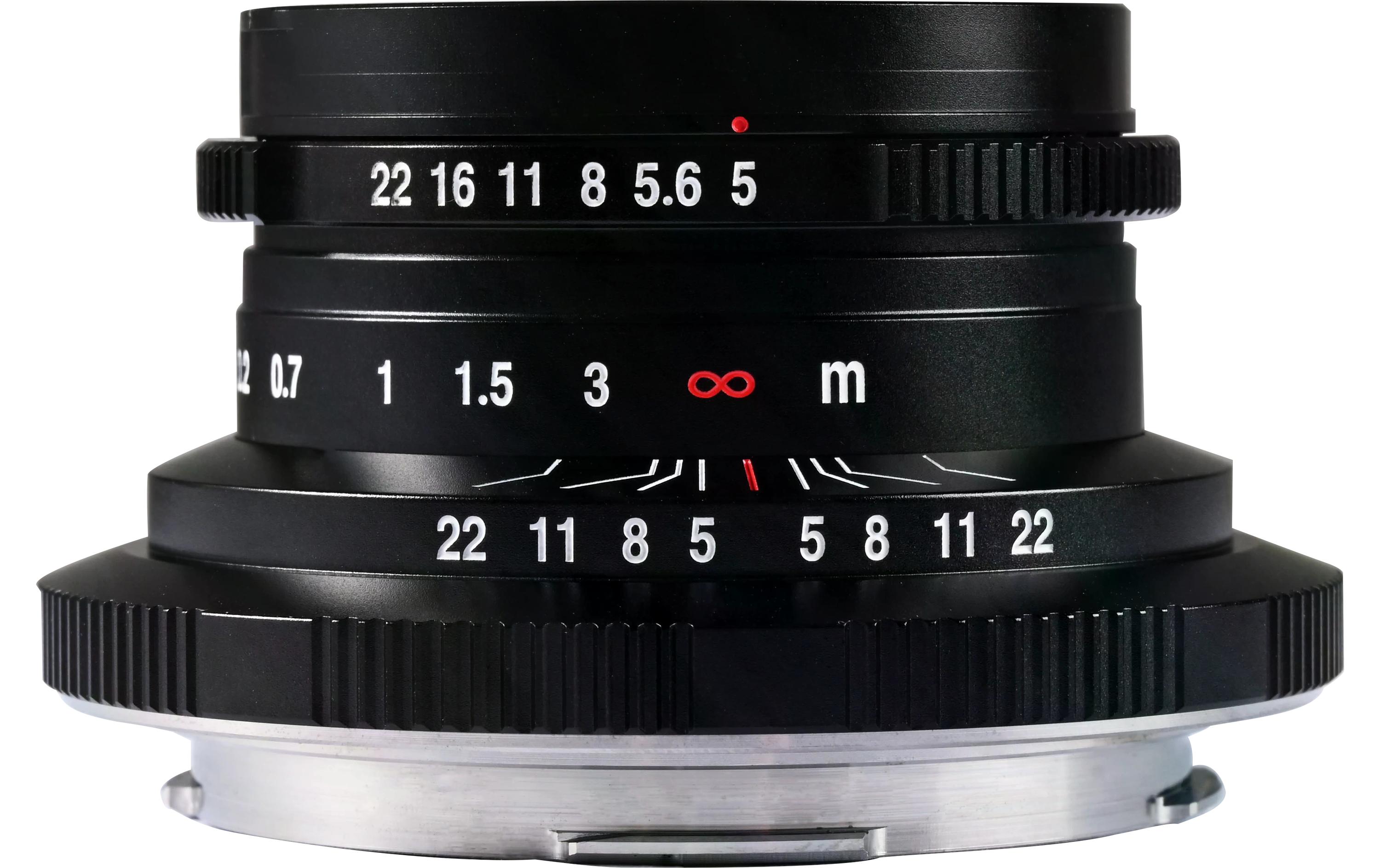 Festbrennweite 15 mm F/5 Cookie FF – L-Mount<br>Kompaktes Pancake-Objektiv für die Alltagsfotografie