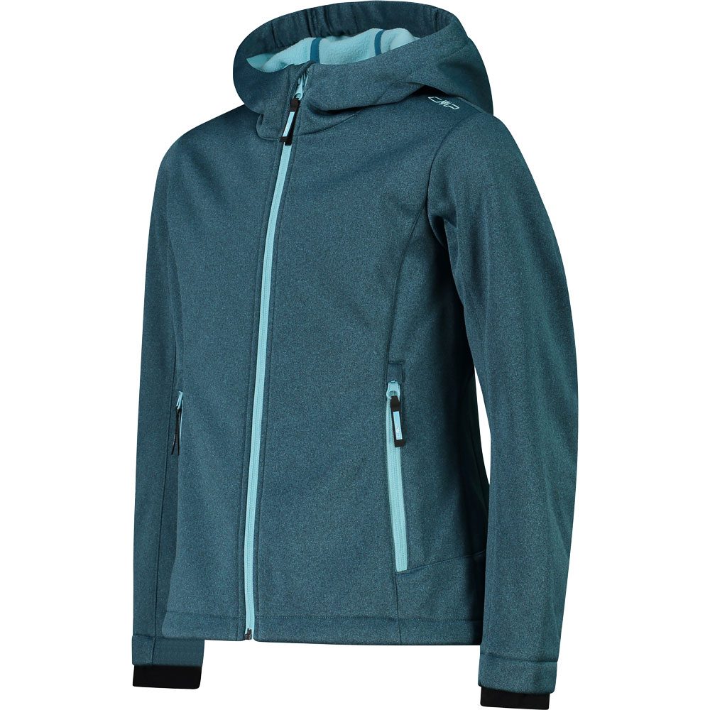 CMP Fix Hood Softshelljacke Mädchen deep lake melange
